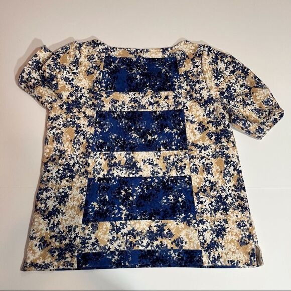 Anthropologie 9-H15 STCL Blue Puff Sleeve Pullover Blouse - Picture 6 of 13